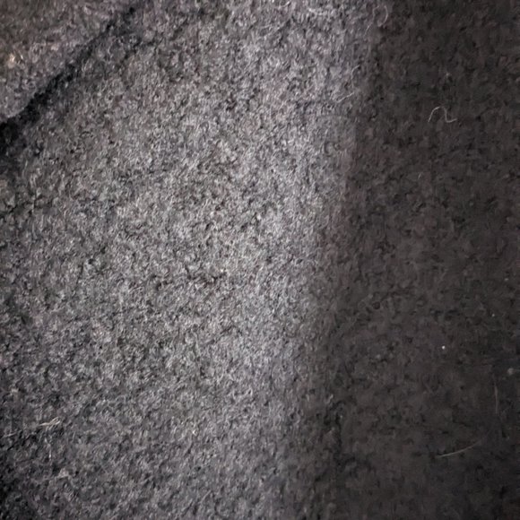 Women's Vera Moda Black Boucle Boxy Cocoon Style 3/4 Length Coat Size XS - Picture 6 of 9